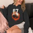 Women's 67 Baseball Boys Birthday Teens Six Seven Brainrot Unisex Hoodie Women's 67 Baseball Boys Birthday Teens Six Seven Brainrot Unisex Hoodie