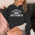 Women's Book Glasses Cool Men Women Kids Reading Unisex Hoodie