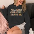 Women's I'm a Book Character Costumes For Kids Storybook Character Unisex Hoodie Women's I'm a Book Character Costumes For Kids Storybook Character Unisex Hoodie