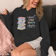 Women's Just One More Chapter Cozy Pastel Bookworm Cute Book Reader Unisex Hoodie Women's Just One More Chapter Cozy Pastel Bookworm Cute Book Reader Unisex Hoodie