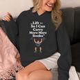 Women's Lift So I Can Carry More Books Reading Workout Unisex Hoodie Women's Lift So I Can Carry More Books Reading Workout Unisex Hoodie