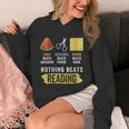 Women's Nothing Beats Reading Book Librarian Across America Kids Unisex Hoodie