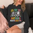 Women's Nothing Beats Reading Rock Paper Scissors Book Love Unisex Hoodie Women's Nothing Beats Reading Rock Paper Scissors Book Love Unisex Hoodie