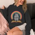 Women's Rainbow Book Saying Take A Look Its In A Book Unisex Hoodie
