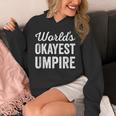 Worlds Okayest Umpire Sarcastic Baseball Game Official Unisex Hoodie Worlds Okayest Umpire Sarcastic Baseball Game Official Unisex Hoodie