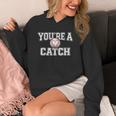 You'Re A Catch Baseball Pun Heart Kids Boys Valentines Unisex Hoodie You'Re A Catch Baseball Pun Heart Kids Boys Valentines Unisex Hoodie