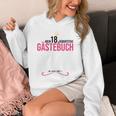 18th Birthday Girl 18 Years Party Guest Book Unisex Hoodie