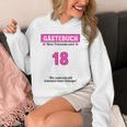 18th Birthday Guest Book Party 18 Years Unisex Hoodie