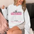 25th Birthday Girl 25 Years Party Guest Book Unisex Hoodie
