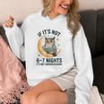 6-7 Nights Reading Owl On Moon Book Lover Reading Unisex Hoodie