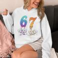67 Meme Baseball Kids Girls Humor Number 6 7 Unisex Hoodie 67 Meme Baseball Kids Girls Humor Number 6 7 Unisex Hoodie