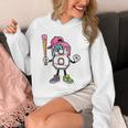 8th Birthday Baseball Ice-Cream Drip 8 Years Old Boys Girls Unisex Hoodie
