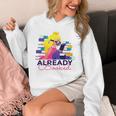 Already Booked Reading Book Lover Literacy Day Bookworm Premium Tri-Blend Unisex Hoodie