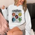 Animorphs Split Face Character Colorful Grid Book Series Unisex Hoodie