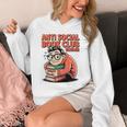 Anti Social Book Club Vintage Retro Reader Art Premium Tri-Blend Unisex Hoodie Anti Social Book Club Vintage Retro Reader Art Premium Tri-Blend Unisex Hoodie