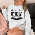 Ask Me About My Book Tshirt Published Author Writer Shirt Unisex Hoodie Ask Me About My Book Tshirt Published Author Writer Shirt Unisex Hoodie