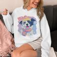 Baby Goat Small Book Reading Animal Lover Graphic Portrait Comfort Colors Crop Top Unisex Hoodie