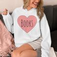 Back To School Heart Love Reading Cute I Love Books Unisex Hoodie