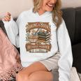 Baking Books Vintage Because Murder Is Illegal Aesthetic Unisex Hoodie