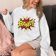 BANG Pop Art Comic Book Speech Bubbles Street Graffiti Art Unisex Hoodie