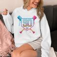 Baseball 50 Year Old Ice Cream Drip 50th Birthday Number 50 Unisex Hoodie Baseball 50 Year Old Ice Cream Drip 50th Birthday Number 50 Unisex Hoodie