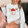 Baseball Christmas Reindeer Santa Hat Sports Player Xmas Unisex Hoodie Baseball Christmas Reindeer Santa Hat Sports Player Xmas Unisex Hoodie