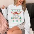 Baseball Christmas Ugly Sweater Santa Sport Men Kids Unisex Hoodie