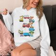 Baseball Ice Cream Drip Vehicles Youth Baseball Drip Premium Tri-Blend Unisex Hoodie