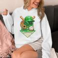 Baseball Life Style Ice Cream Drip Green Premium Tri-Blend Unisex Hoodie Baseball Life Style Ice Cream Drip Green Premium Tri-Blend Unisex Hoodie