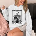 Bone-Chilling Book Book Lover Bookworm Skeleton Book Unisex Hoodie