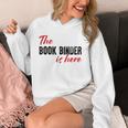 The Book Binder Is Here Unisex Hoodie The Book Binder Is Here Unisex Hoodie