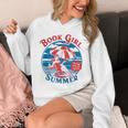 Book Girl Summer Women Retro Bookish Vacation Reader Unisex Hoodie