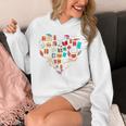 Book Lover Heart Shape Reading Club Librarian Bookworm Premium Tri-Blend Unisex Hoodie Book Lover Heart Shape Reading Club Librarian Bookworm Premium Tri-Blend Unisex Hoodie