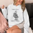 Book Lover Librarian Today I'm Serious Goose Meme Unisex Hoodie