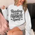 Book Lover Saying Humor Reading Is My Favorite Sport Unisex Hoodie Book Lover Saying Humor Reading Is My Favorite Sport Unisex Hoodie