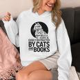 Book Reading Book Easily Distracted By Cats And Books Unisex Hoodie