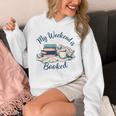 My Weekend Is Booked Cozy Book Lover's Unisex Hoodie