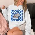Bookish Fun Inspiring Women Reading Books Unisex Hoodie