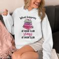 Booklover What Happens At Book Club Stays At Book Club Unisex Hoodie Booklover What Happens At Book Club Stays At Book Club Unisex Hoodie