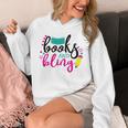 Books And Bling Unisex Hoodie