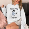 Books And Coffee Girl Unisex Hoodie