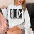 Books Are My Love Language Reading Writer Book Lover Unisex Hoodie