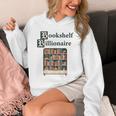 Bookshelf Wealth Billionaire Book Collector Collection Unisex Hoodie