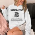 Booktrovert Definition Book Lover Bookworm Bookish Reading Unisex Hoodie