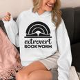 Bookworm Extrovert Fun Book Lovers Reading Unisex Hoodie Bookworm Extrovert Fun Book Lovers Reading Unisex Hoodie