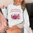 Born To Read Books Forced To Read Emails Floral Unisex Hoodie Born To Read Books Forced To Read Emails Floral Unisex Hoodie