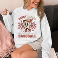 Boys & Women Men Baseball Valentine With Hearts Sporty Love Unisex Hoodie Boys & Women Men Baseball Valentine With Hearts Sporty Love Unisex Hoodie