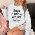 Boys In Books Are Just Better Reading Lover Unisex Hoodie