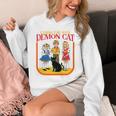 Caring For Your Evil Cat Retro Dark Humor Book Cover Premium Tri-Blend Unisex Hoodie Caring For Your Evil Cat Retro Dark Humor Book Cover Premium Tri-Blend Unisex Hoodie