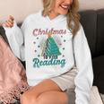 Christmas Is For Reading Books Christmas Tree Books Unisex Hoodie